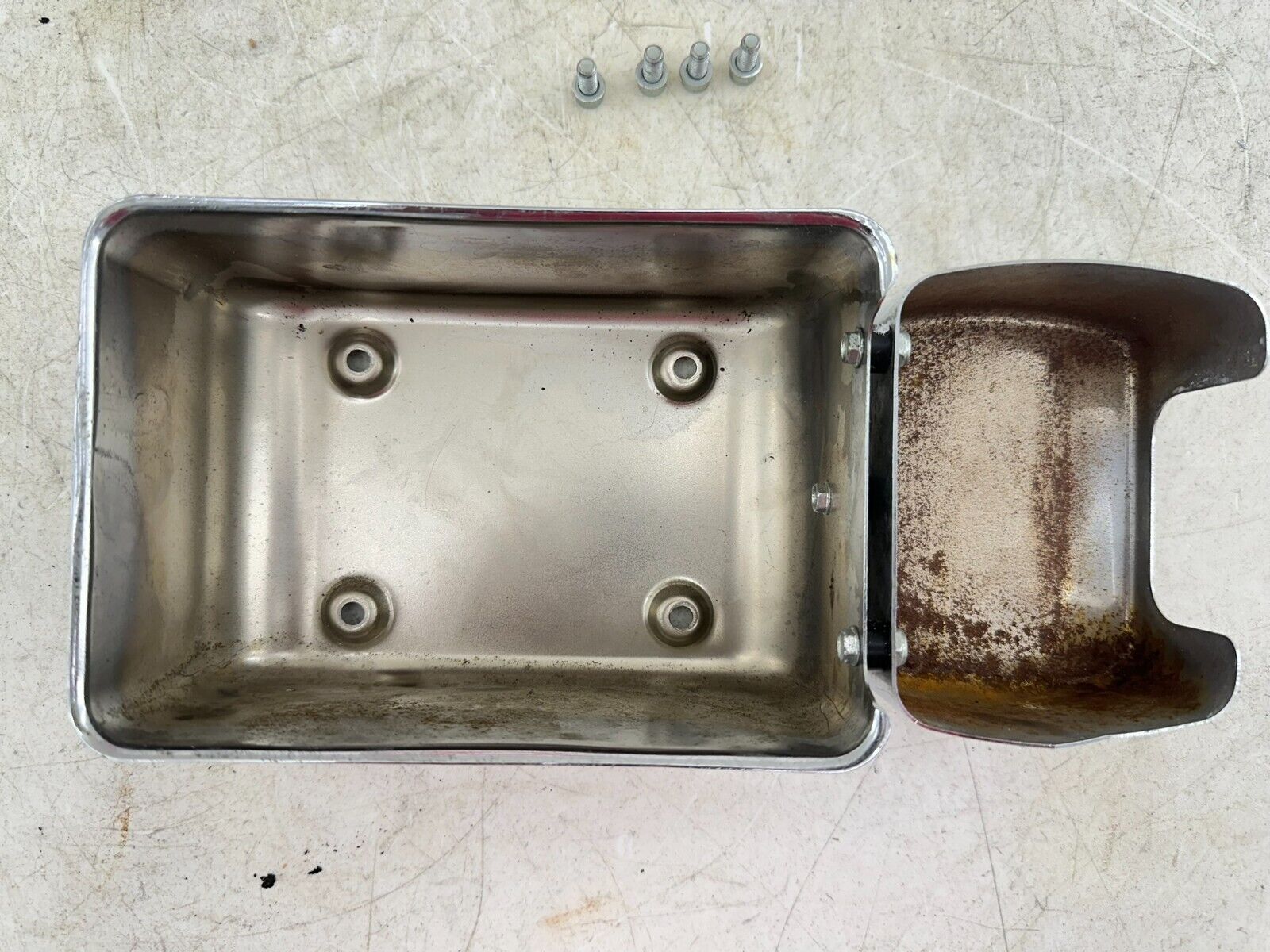 1999 HARLEY DYNA Chrome Left Ignition Coil ECM Fuse Box Cover