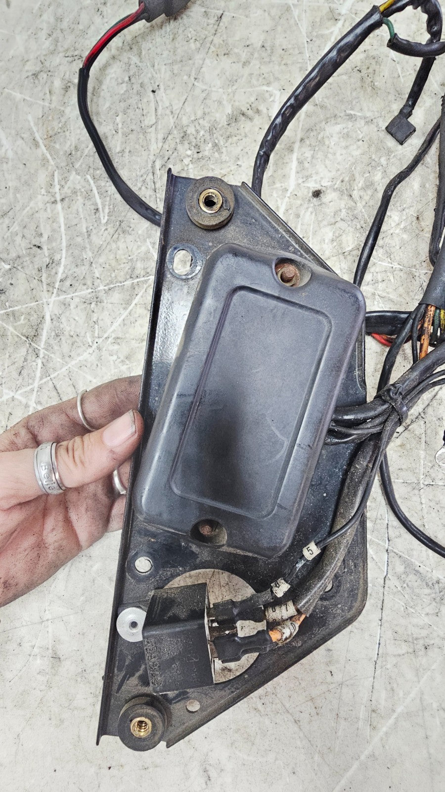 1990 Harley FXR FXRT FXRD FXRS FXLR FXRC Wiring Harness Loom Ignition Switch OEM