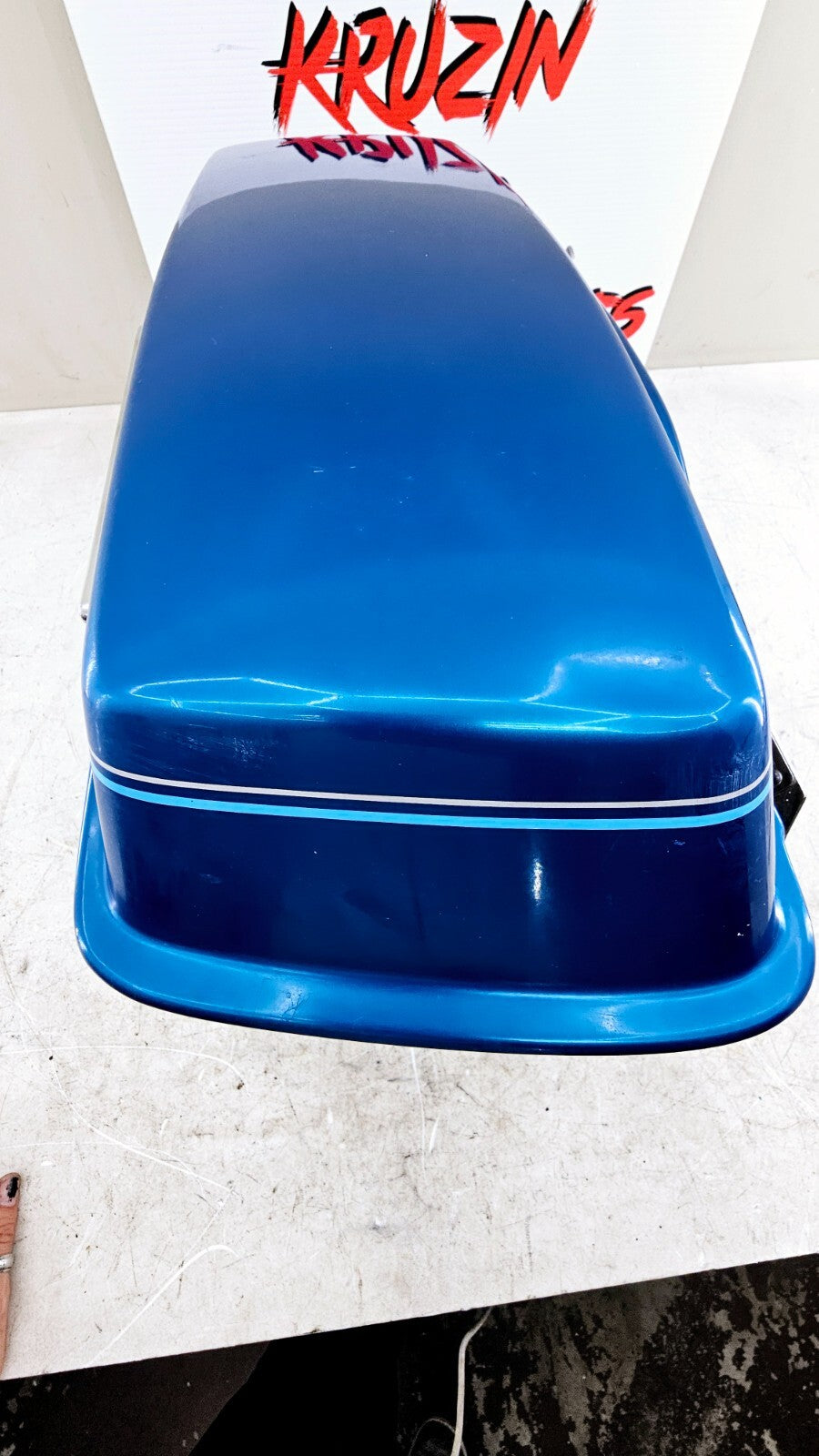 1994 HARLEY FLH ELECTRA GLIDE Right Side Saddlebag Housing & Lid OEM Replacement