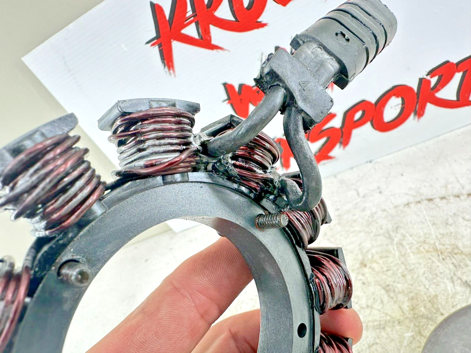 1997 HARLEY DYNA Magneto + Stator 7K Miles OEM HD