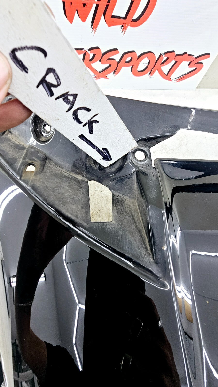 1999 HONDA VALKYRIE INTERSTATE Main Headlight Fairing Cowl Batwing + Turn Signal