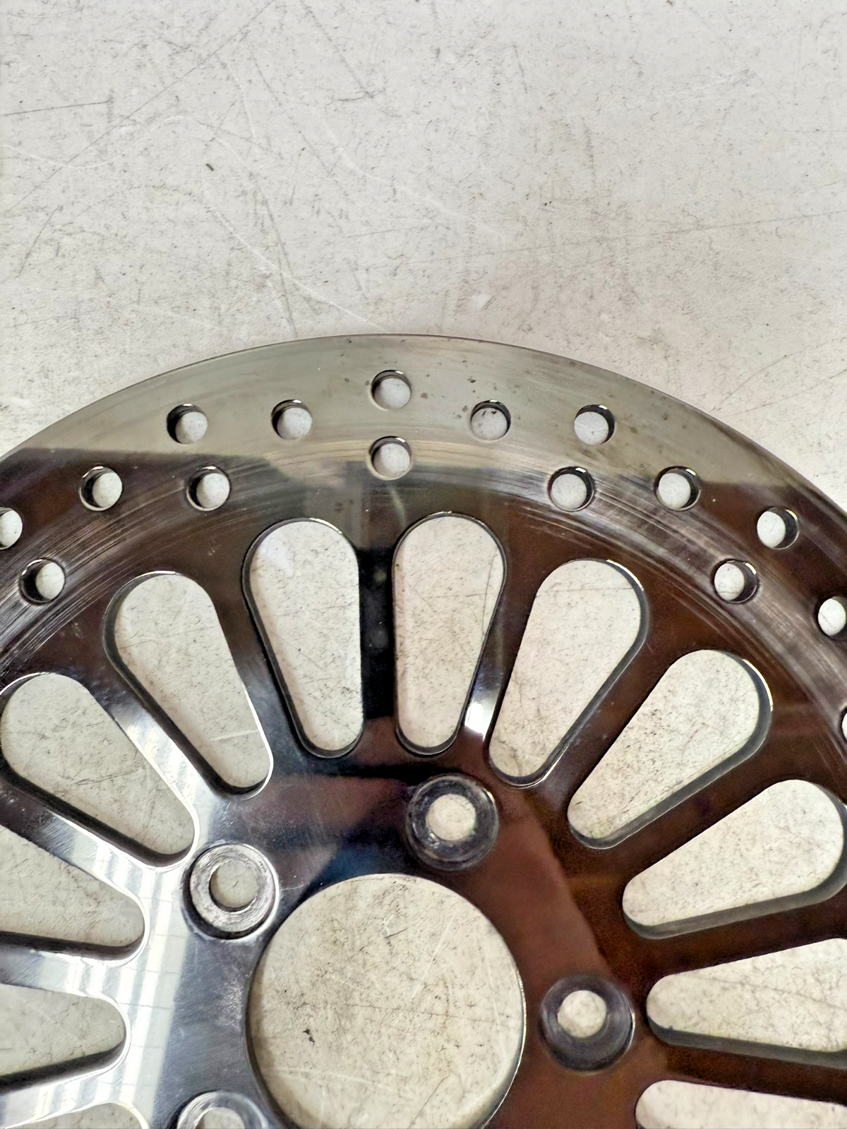 1997 HARLEY DAVIDSON SOFTAIL Front Brake Disc Rotor 11.5in OEM Chrome