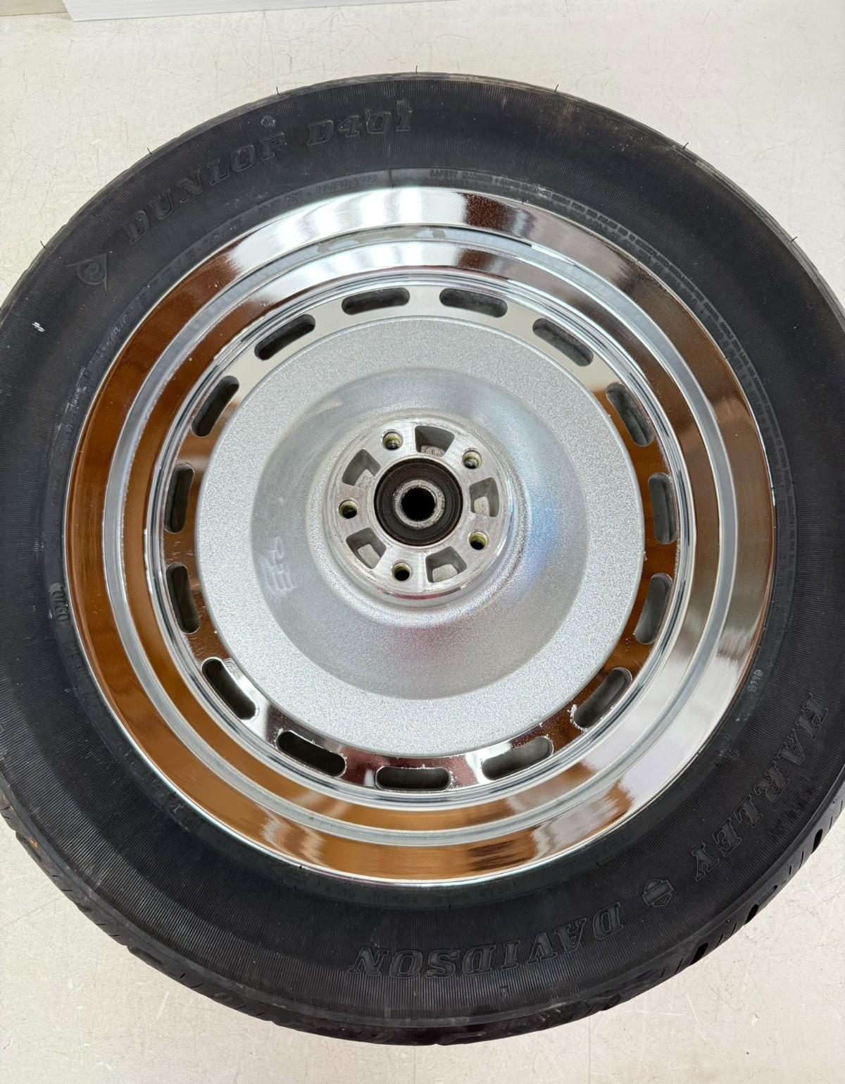 2003 Harley Davidson Sportster 16" Rear Wheel Rim Solid Slotted Brake Rotor 16x3