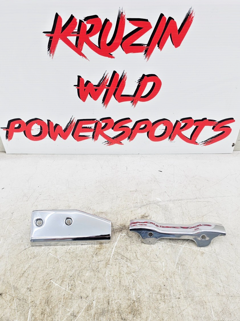 2000 Harley Davidson Sportster Triple Tree Top Clamp Trim +Master Cylinder Cover