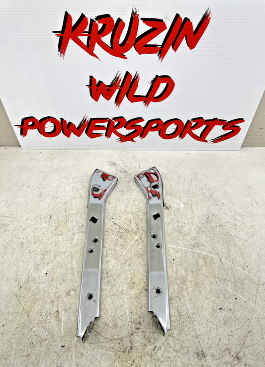 2003 HARLEY ELECTRA GLIDE classic Chrome Saddlebag Mounting Frame Bars Bracket