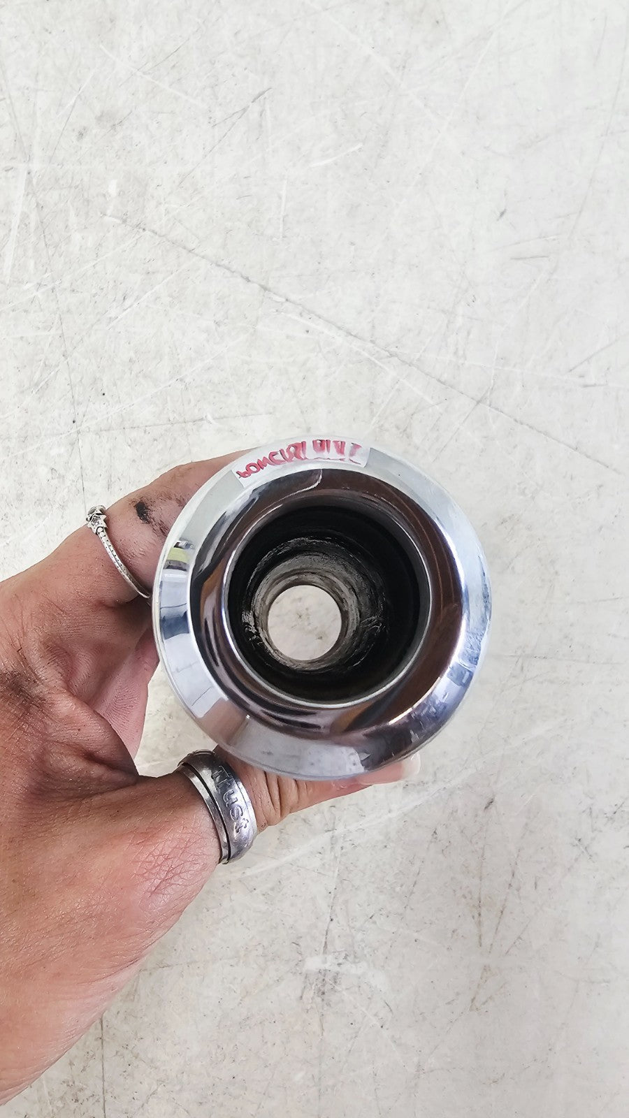 2000 HARLEY DAVIDSON FLH ROADKING Chrome Raised Throttle Hand Handlebar Grips