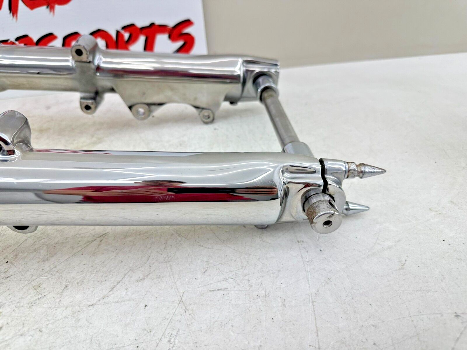 1999 HARLEY SOFTAIL Chrome Wide Glide Forks Triple Tree Clamp