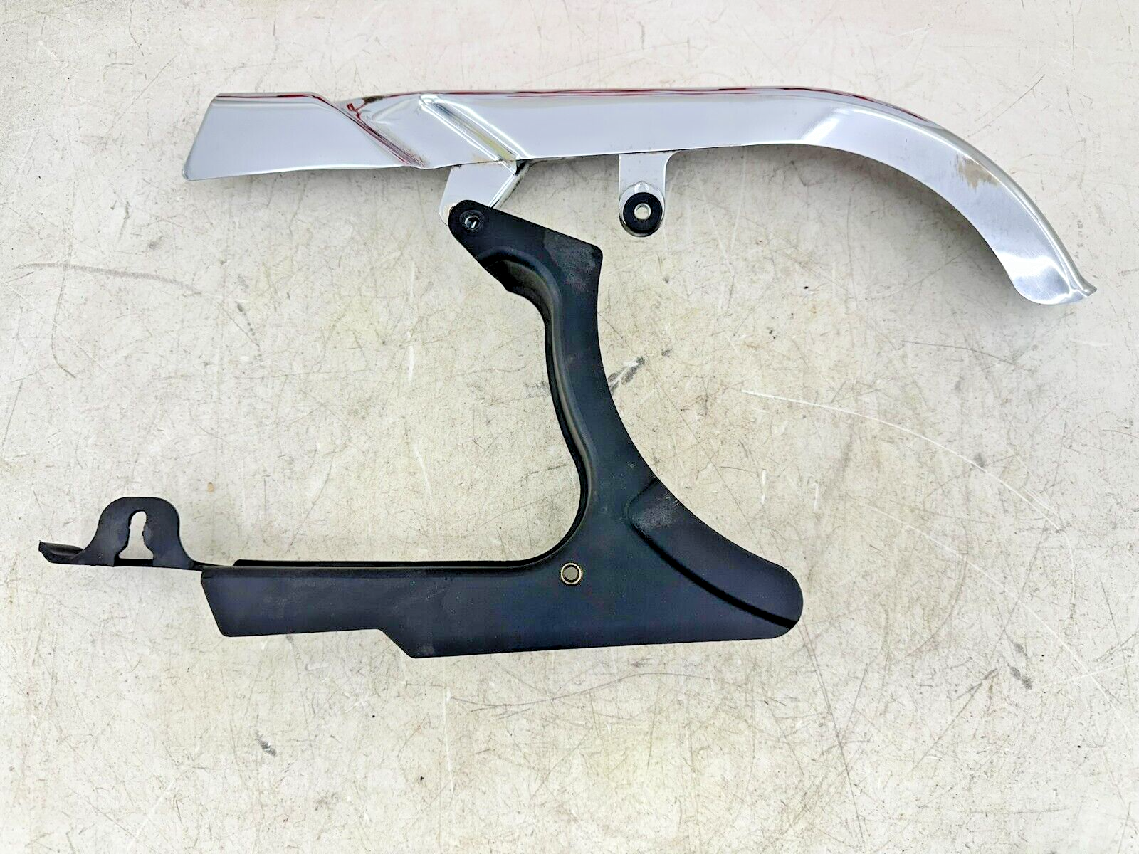 2001 HARLEY DAVIDSON SOFTAIL Chrome Upper Black Lower Belt Guard