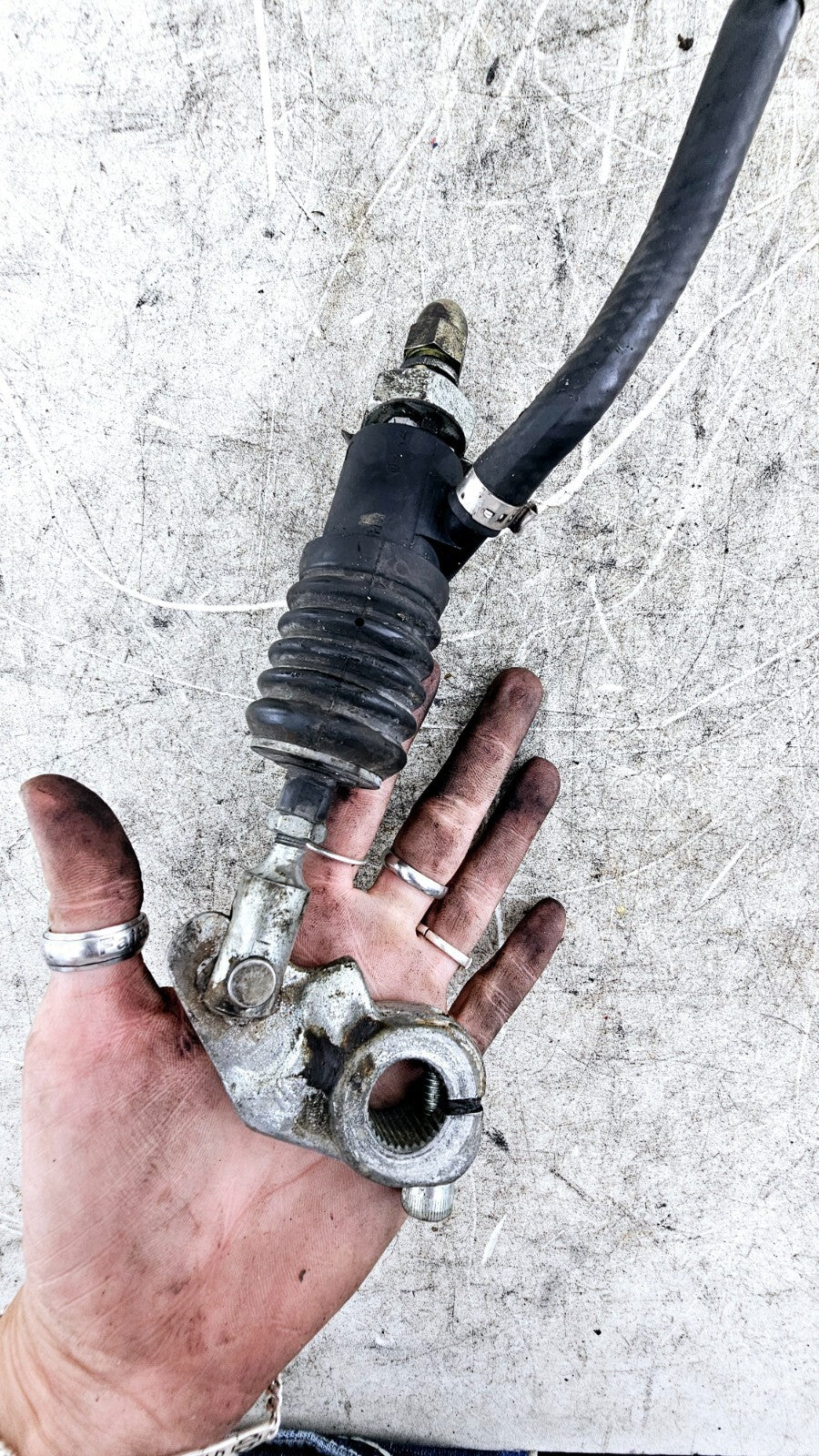 1994 HARLEY FLH ELECTRA GLIDE Rear Brake Master Cylinder Reservoir Cable Lines