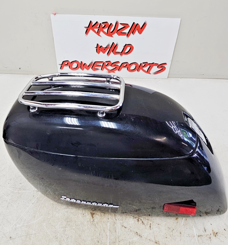 2000 HONDA VALKYRIE INTERSTATE Left Saddlebag Hard Side w/ Lid & Luggage Case