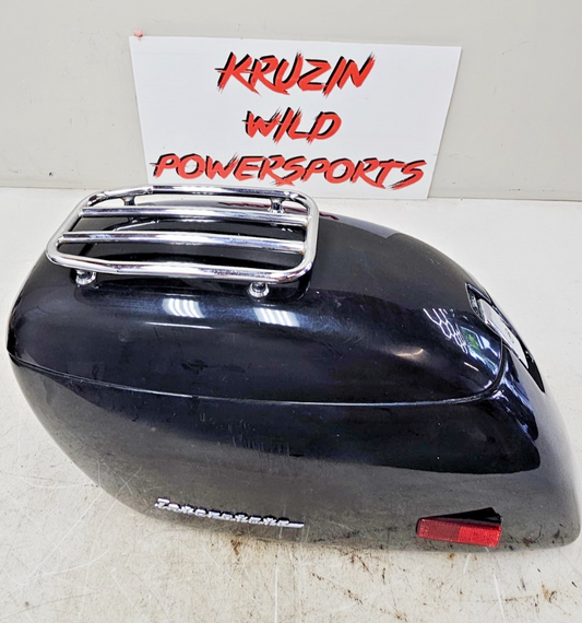 2000 HONDA VALKYRIE INTERSTATE Left Saddlebag Hard Side w/ Lid & Luggage Case