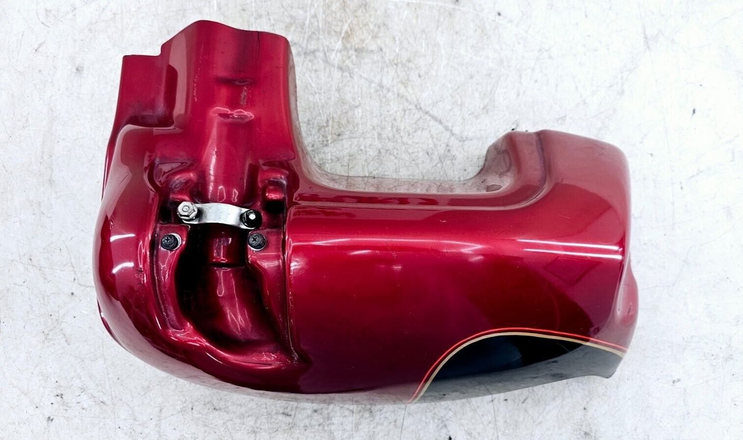1998 HARLEY FLH ELECTRA GLIDE Right Lower Leg Fairing COWL PANEL RED BLACK OEM