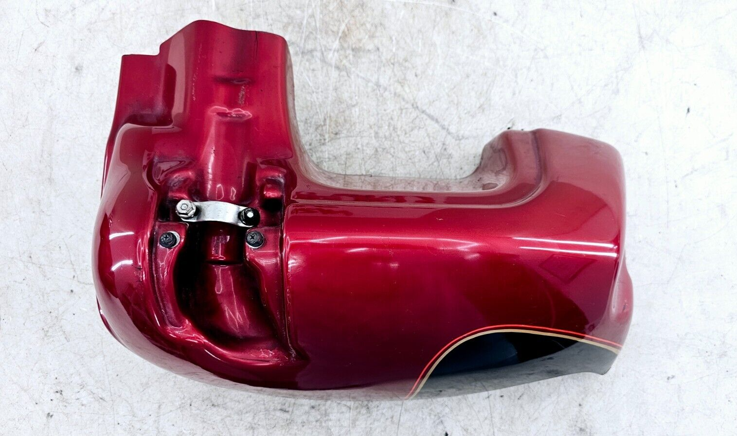 1998 HARLEY FLH ELECTRA GLIDE Right Lower Leg Fairing COWL PANEL RED BLACK OEM