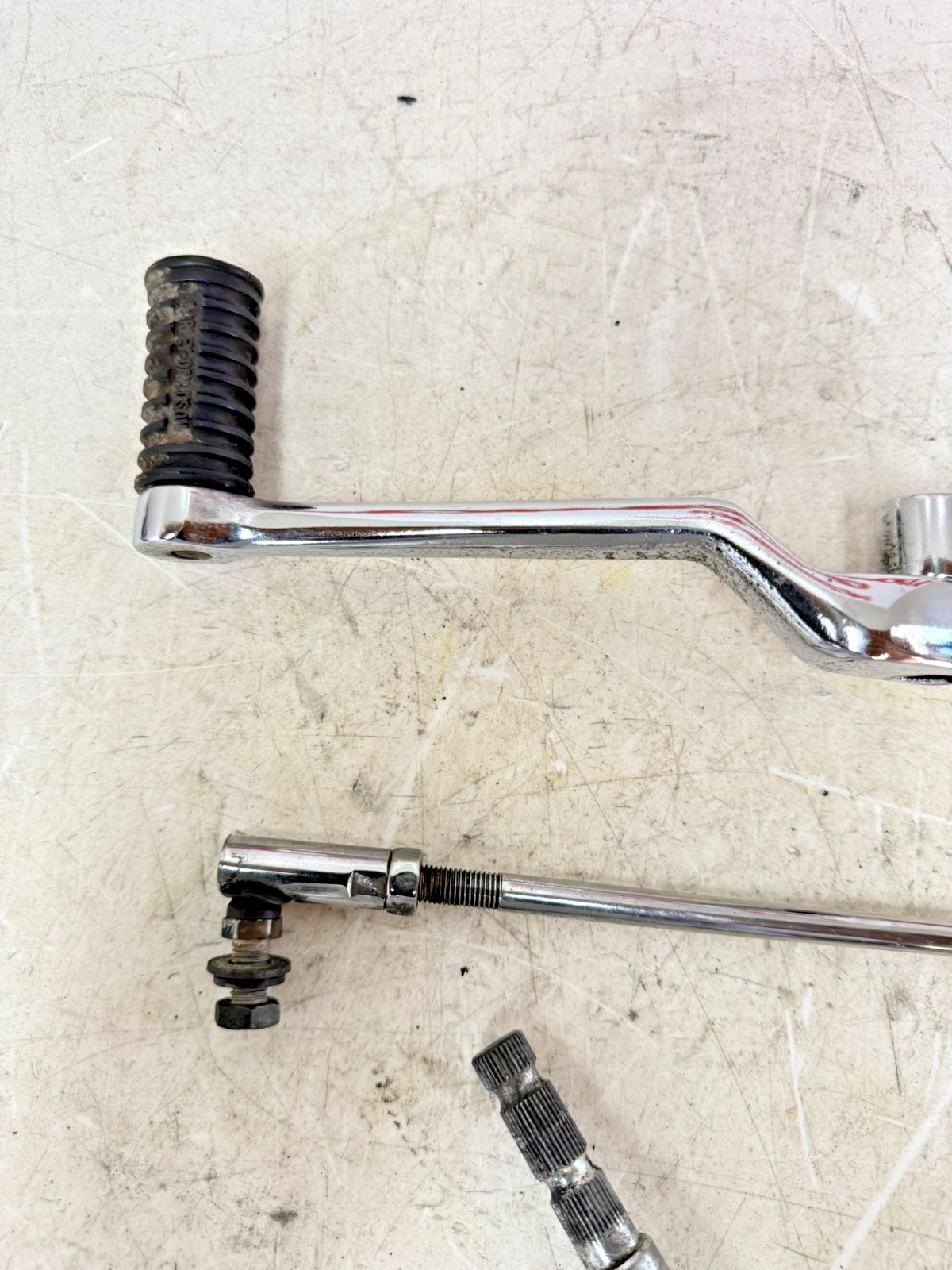 1995 HARLEY FLH ELECTRA GLIDE Heal Toe Gear Shifter Shift Lever & Rod Linkage
