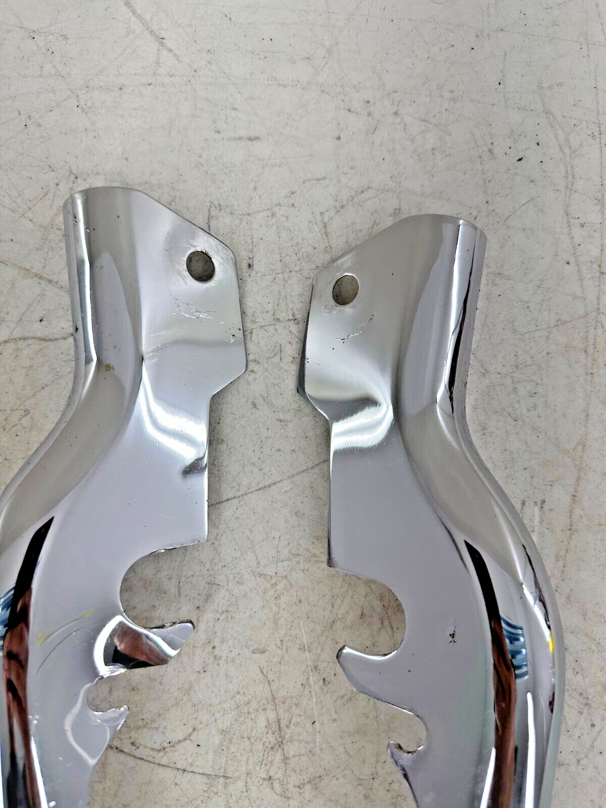 1996 HARLEY FLH ROADKING Touring Chrome Rear Frame Strut Arm Bar Covers