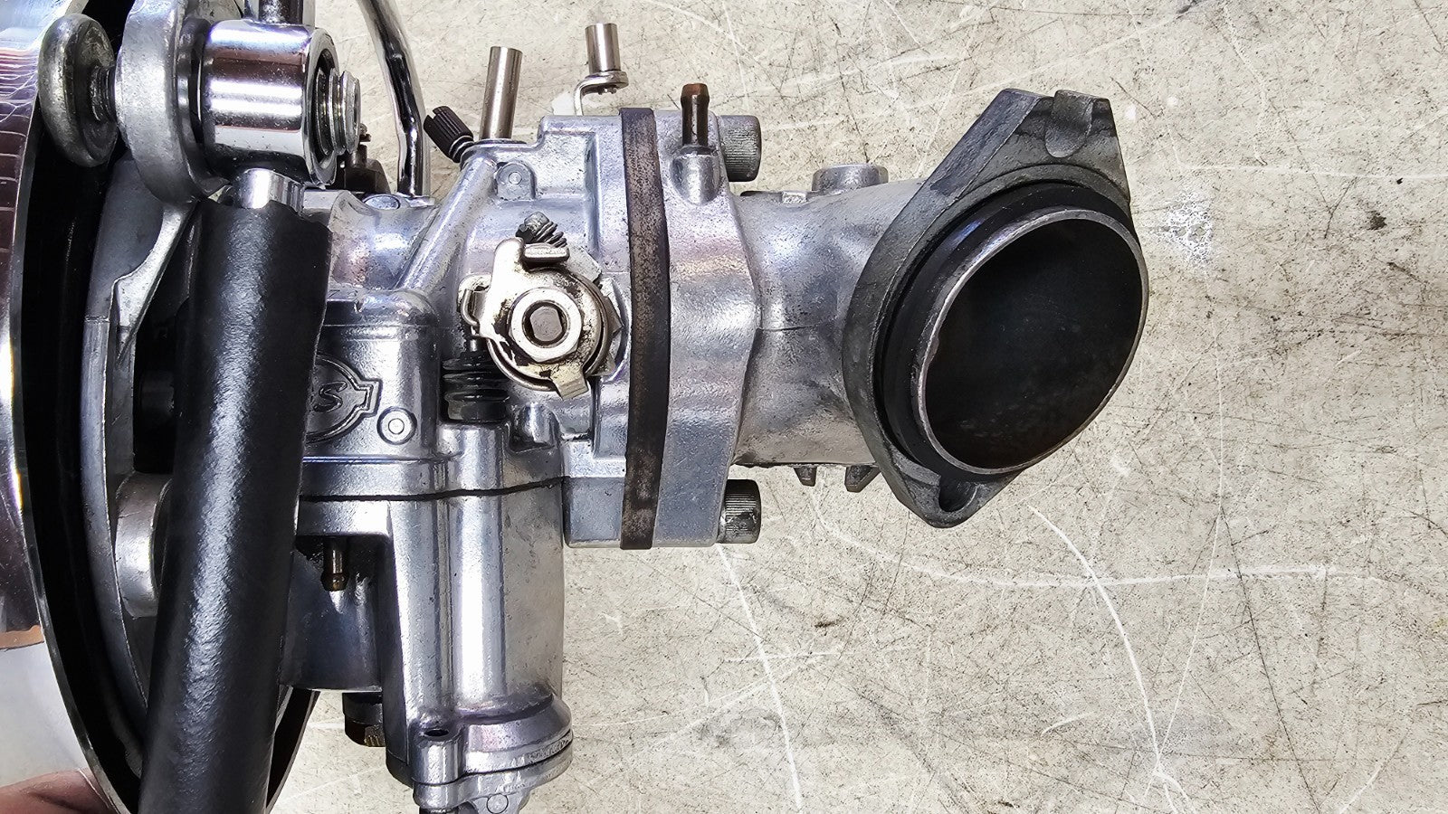 1993 HARLEY SOFTAIL S&S Shorty Carb Carburetor & Intake Air Cleaner Cover