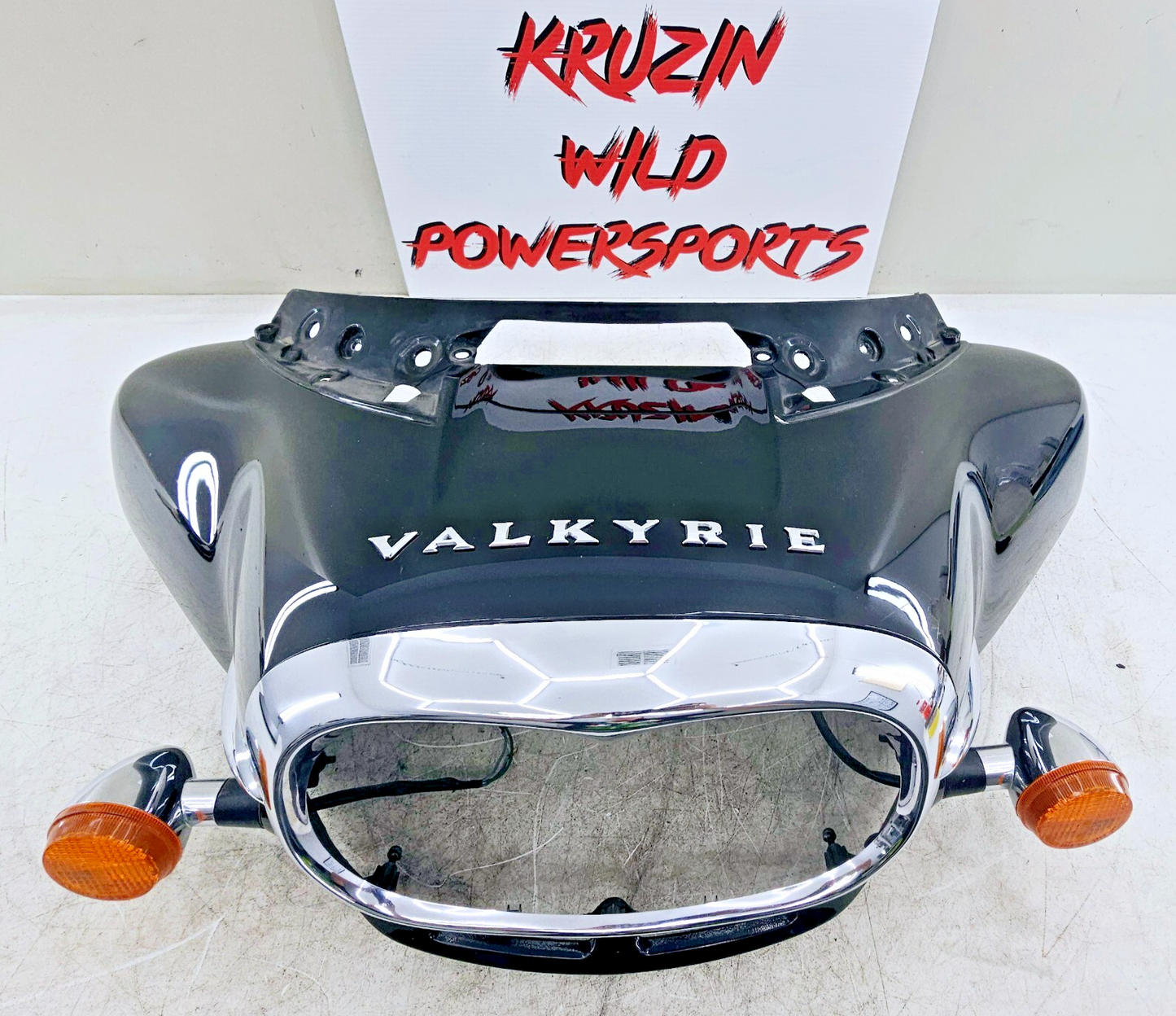1999 HONDA VALKYRIE INTERSTATE Main Headlight Fairing Cowl Batwing + Turn Signal