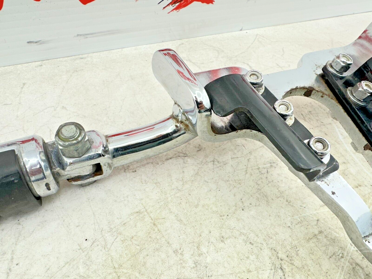 1996 HARLEY DAVIDSON SOFTAIL Frame Mounted Upper Highway Bar Footpegs