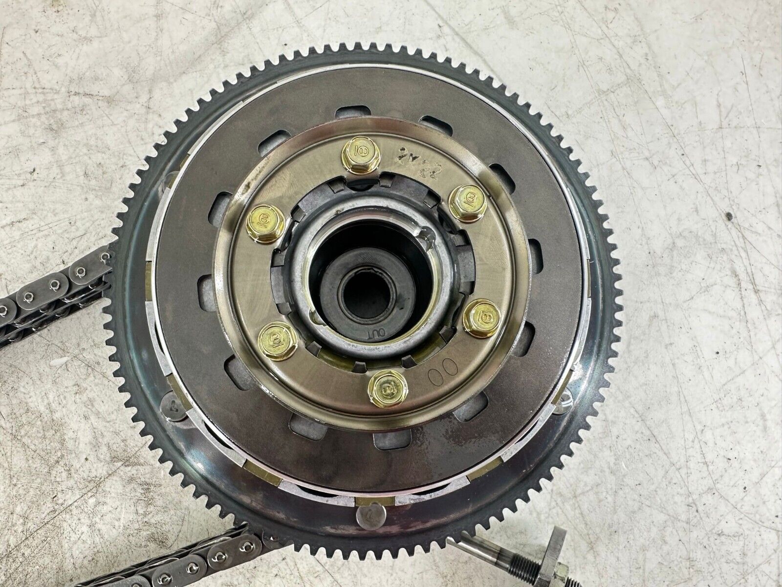 2003 HARLEY SOFTAIL Complete Primary Clutch Chain Gears