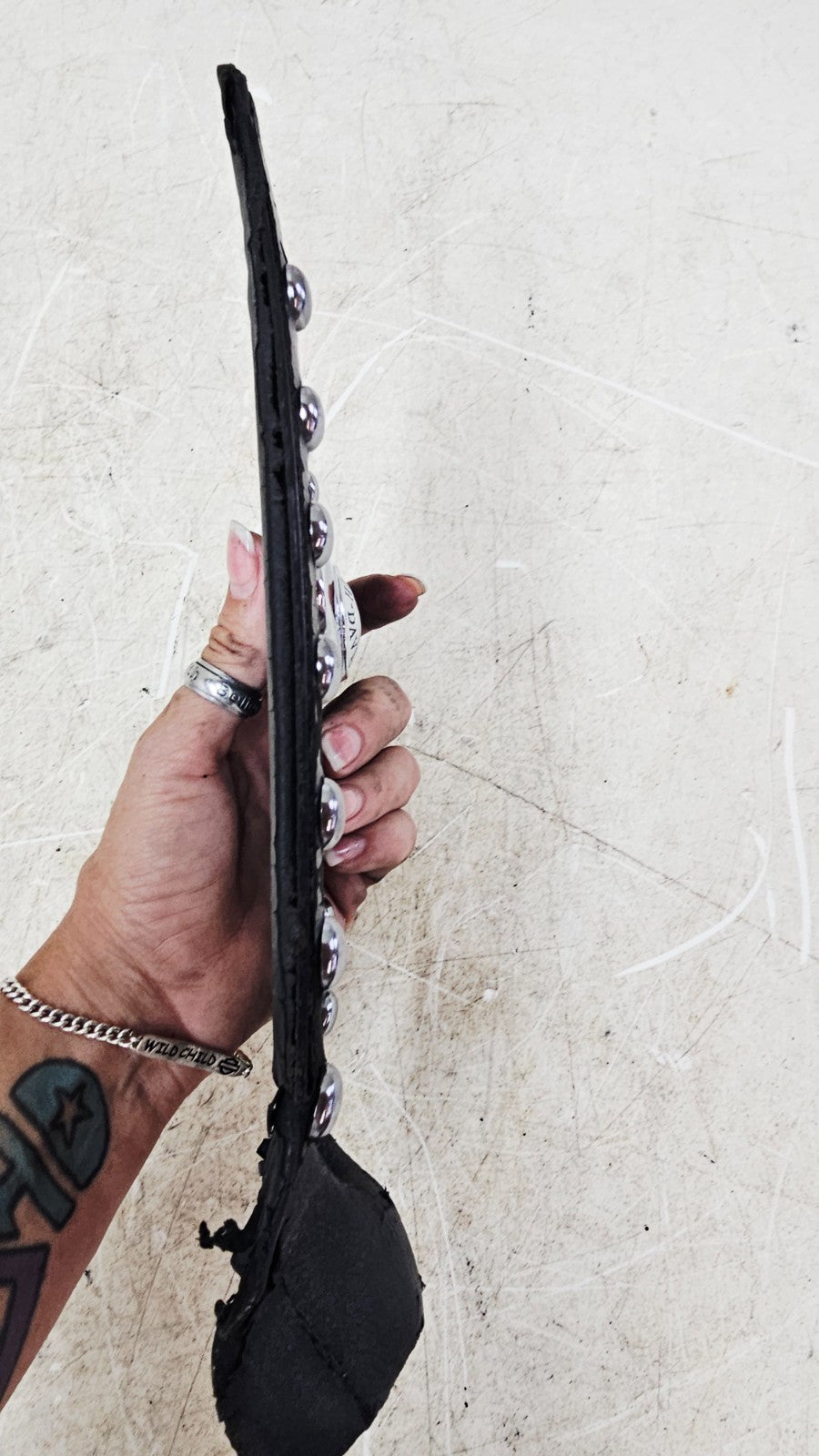 2002 HARLEY SOFTAIL Gas Fuel Tank Dash Leather Bib Cover