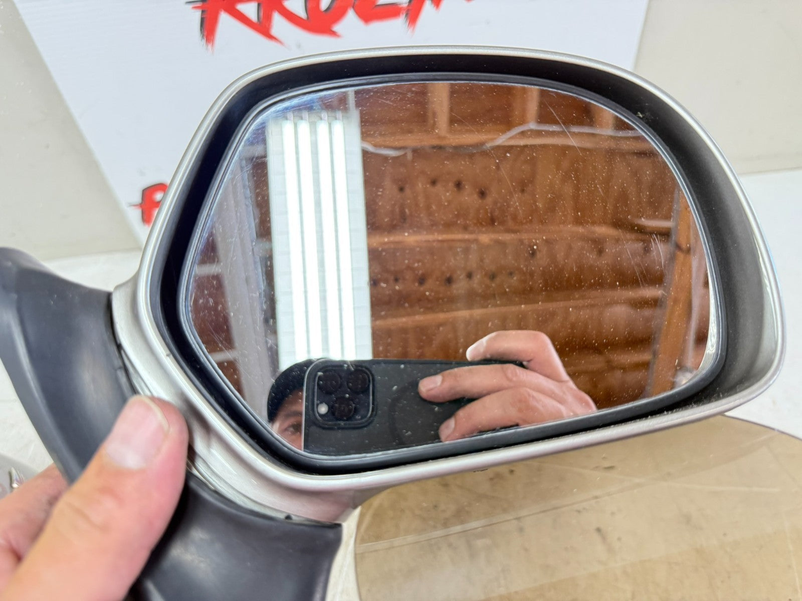 2002 Honda Goldwing GL1800 Right Left Mirrors w/ Turn Signal & Wing Deflector