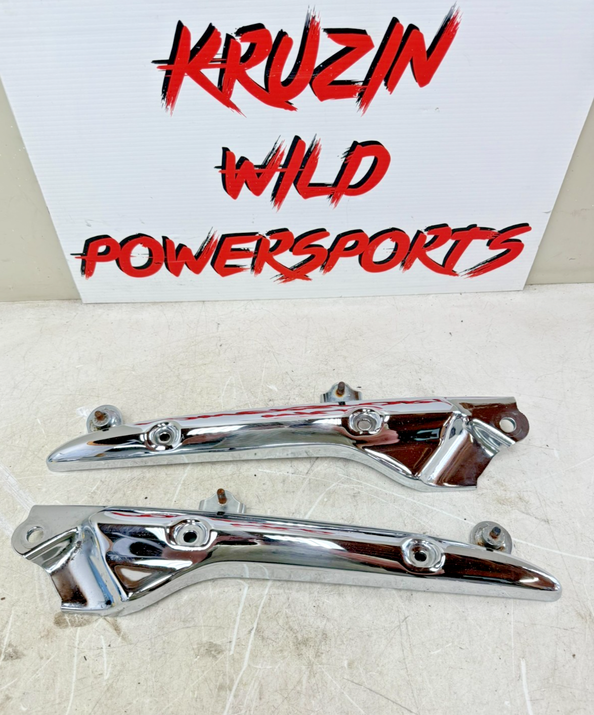 2001 HONDA VALKYRIE INTERSTATE Rear Fender Frame Bar Trunk Bracket Chrome