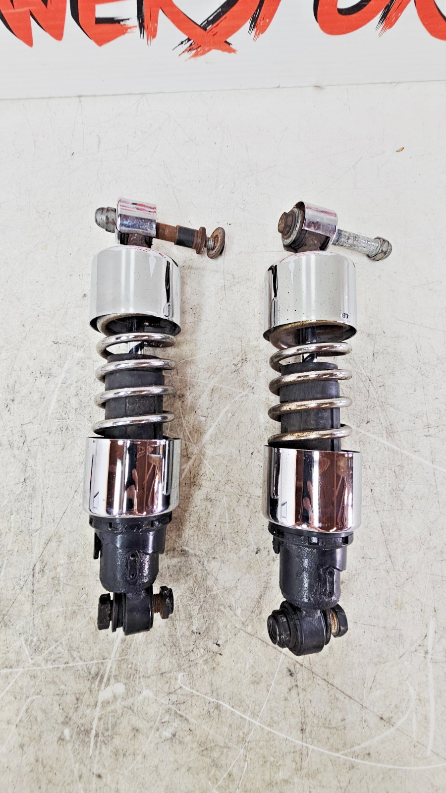 1990 Harley FXR FXRT FXRD FXRS FXLR FXRC Rear Shocks W/ Mounting Hardware OEM