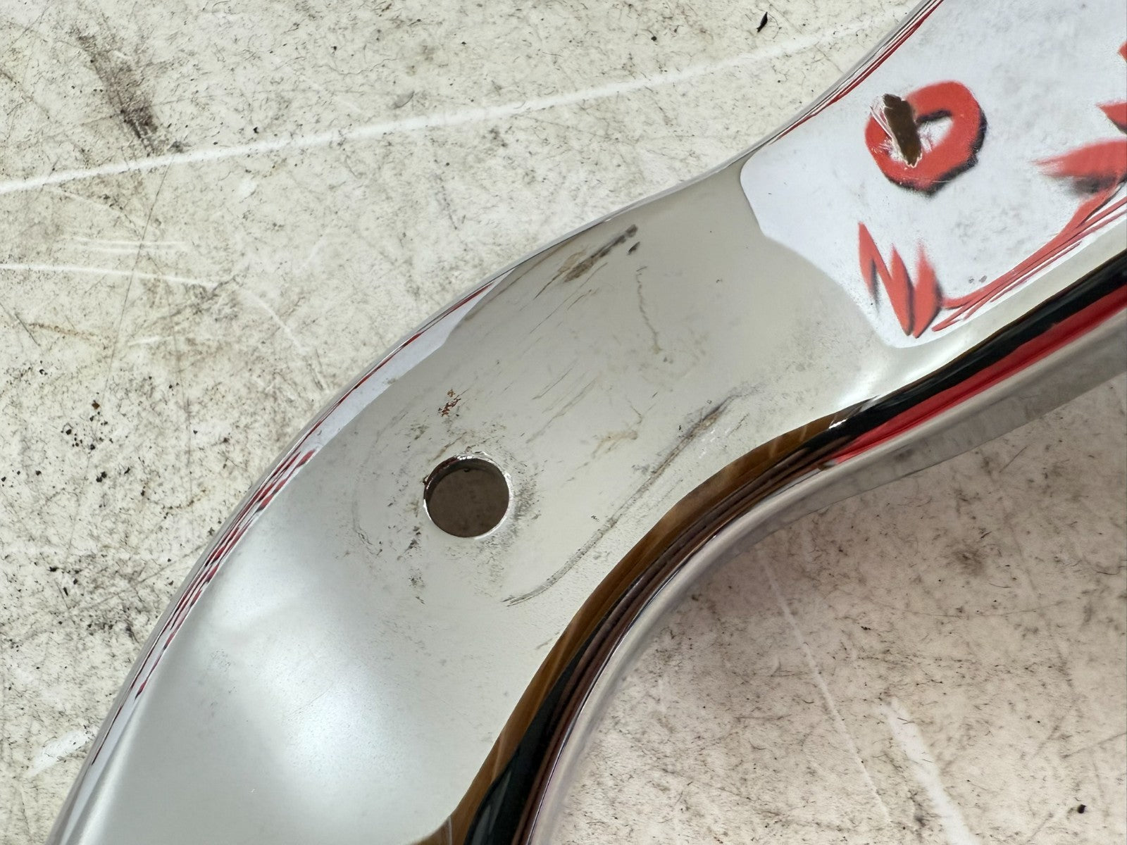 1997 HARLEY DAVIDSON SOFTAIL Chrome Rear Fender Frame Strut Arm Bars