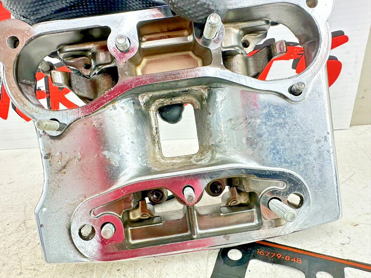 1995 HARLEY SOFTAIL Chrome 3 Piece Evo Rocker Box Valve Head Cover