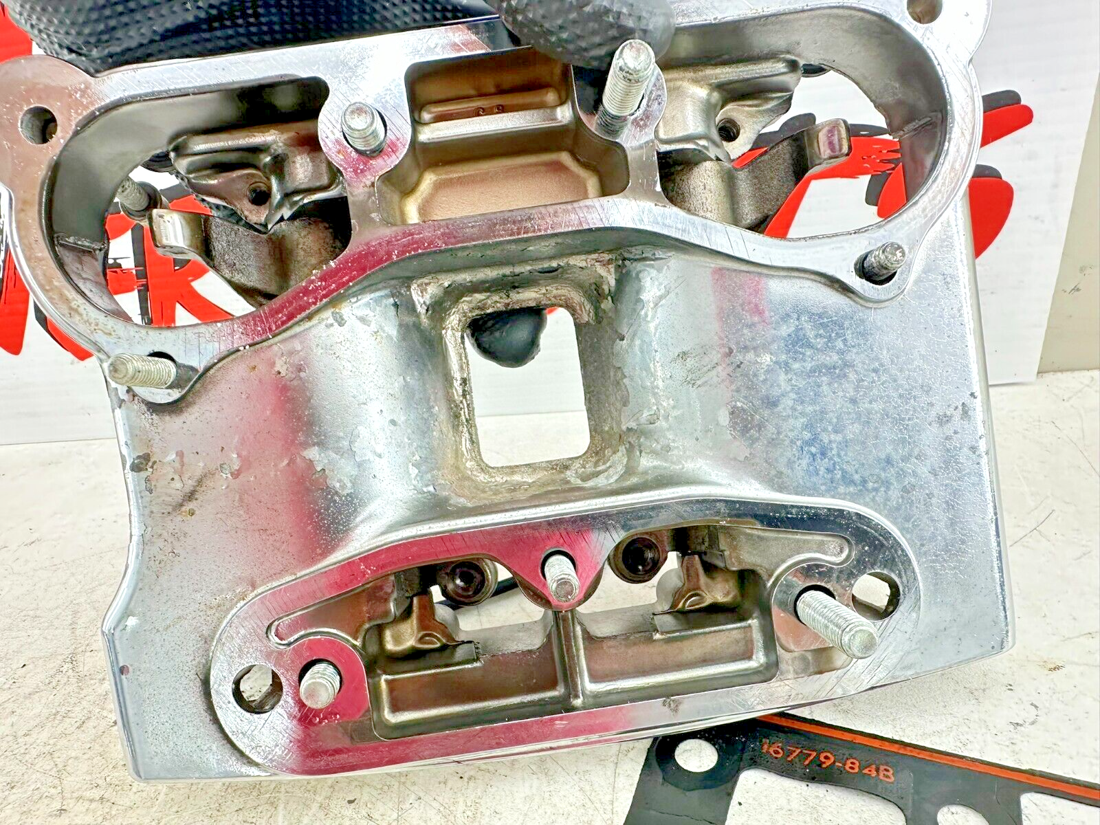 1995 HARLEY SOFTAIL Chrome 3 Piece Evo Rocker Box Valve Head Cover