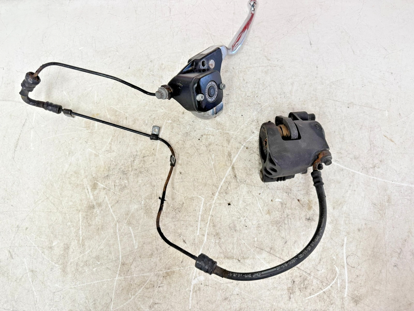 1997 HARLEY DAVIDSON SOFTAIL Front Brake Master Cylinder & Brake Caliper