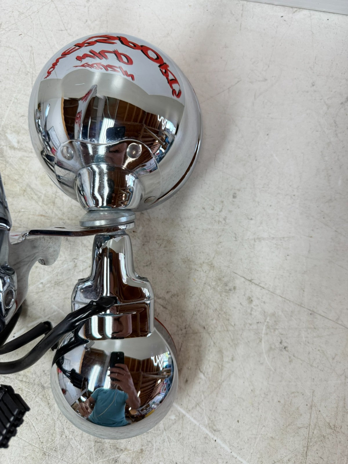 2002 HARLEY SOFTAIL OEM HD Chrome Fog Turn Signal Light Bar