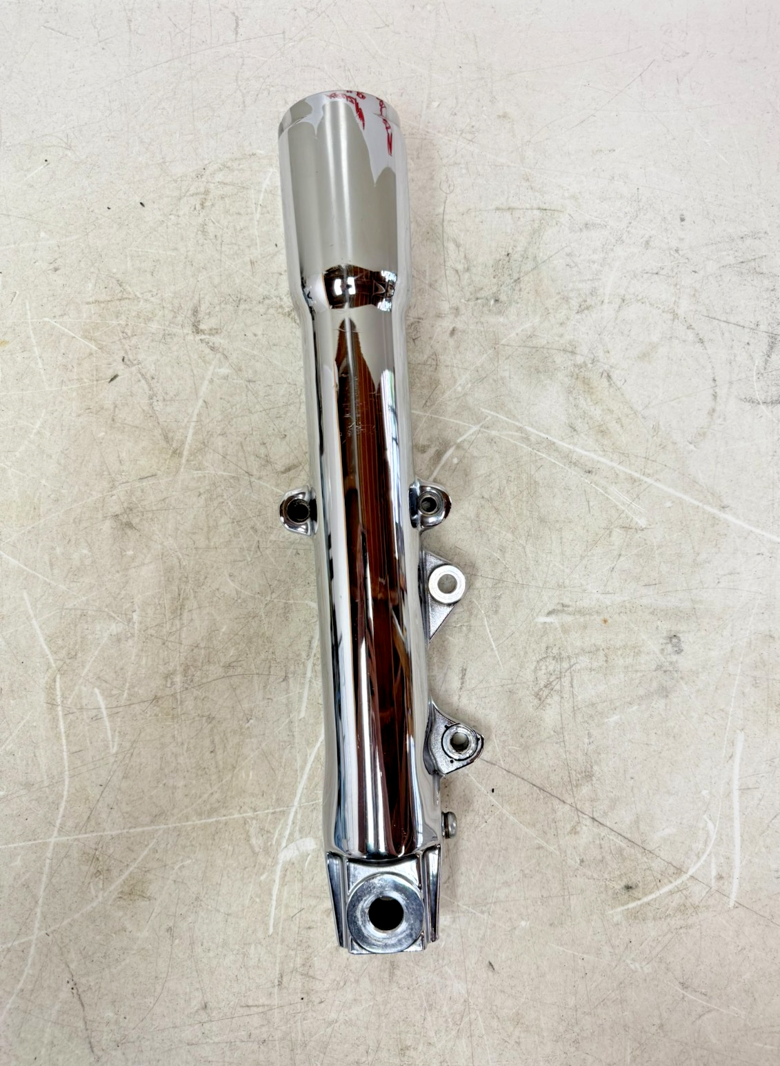 1997 HARLEY DAVIDSON SOFTAIL 41mm Left Chrome Fork Leg Tube Lower Slider
