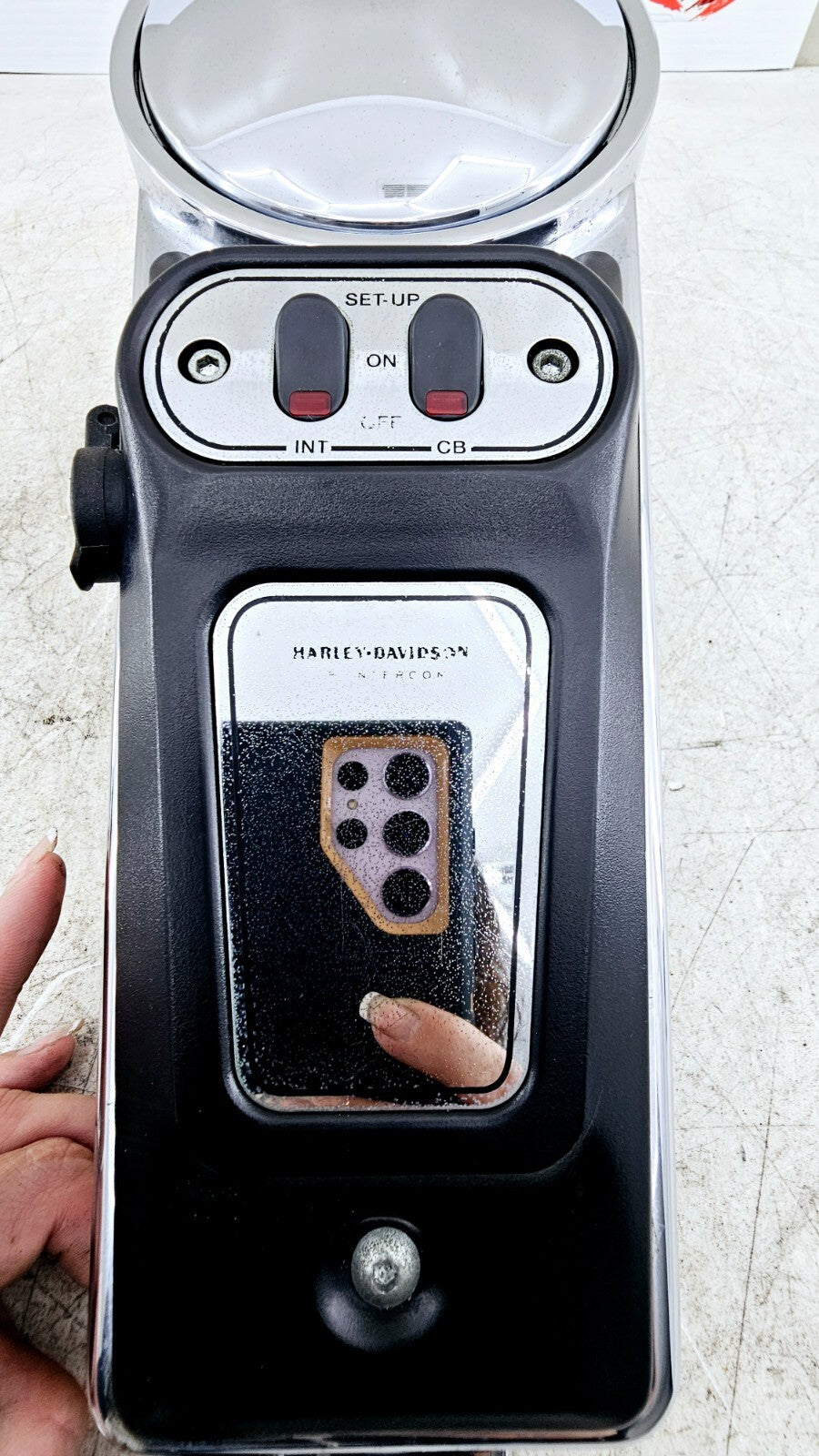 2002 HARLEY ELECTRA GLIDE Gas Tank Dash Dashboard Console Intercom CB Radio Head