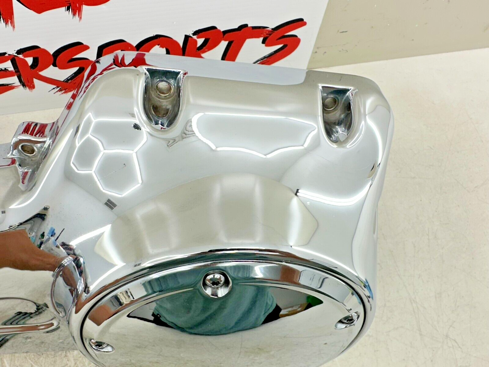 2007 HARLEY SOFTAIL CUSTOM Chrome Outer Primary Clutch Cover Case Housing