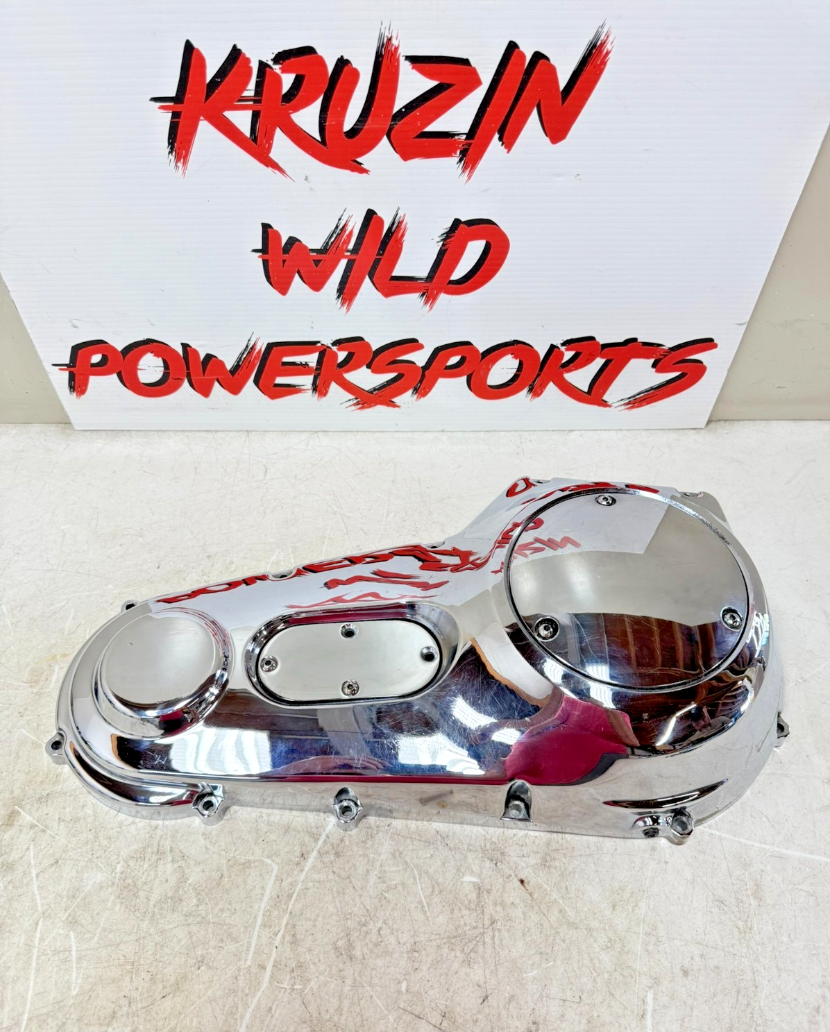 1997 HARLEY DAVIDSON SOFTAIL Outer Primary Clutch Cover Case Chrome Housing