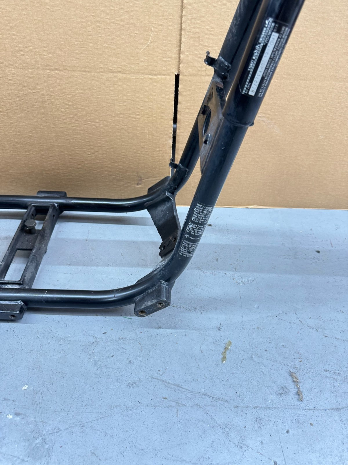 1993 HARLEY DYNA Wide Glide Main Frame Chassis Straight