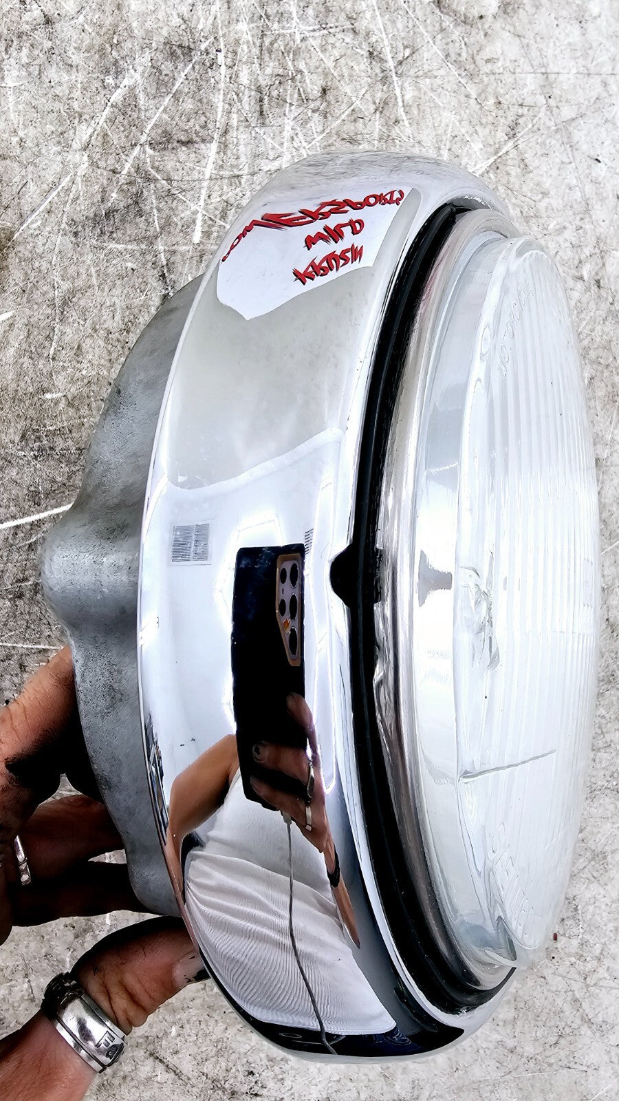 1994 HARLEY FLH ELECTRA GLIDE Headlight Head Light Lamp Housing