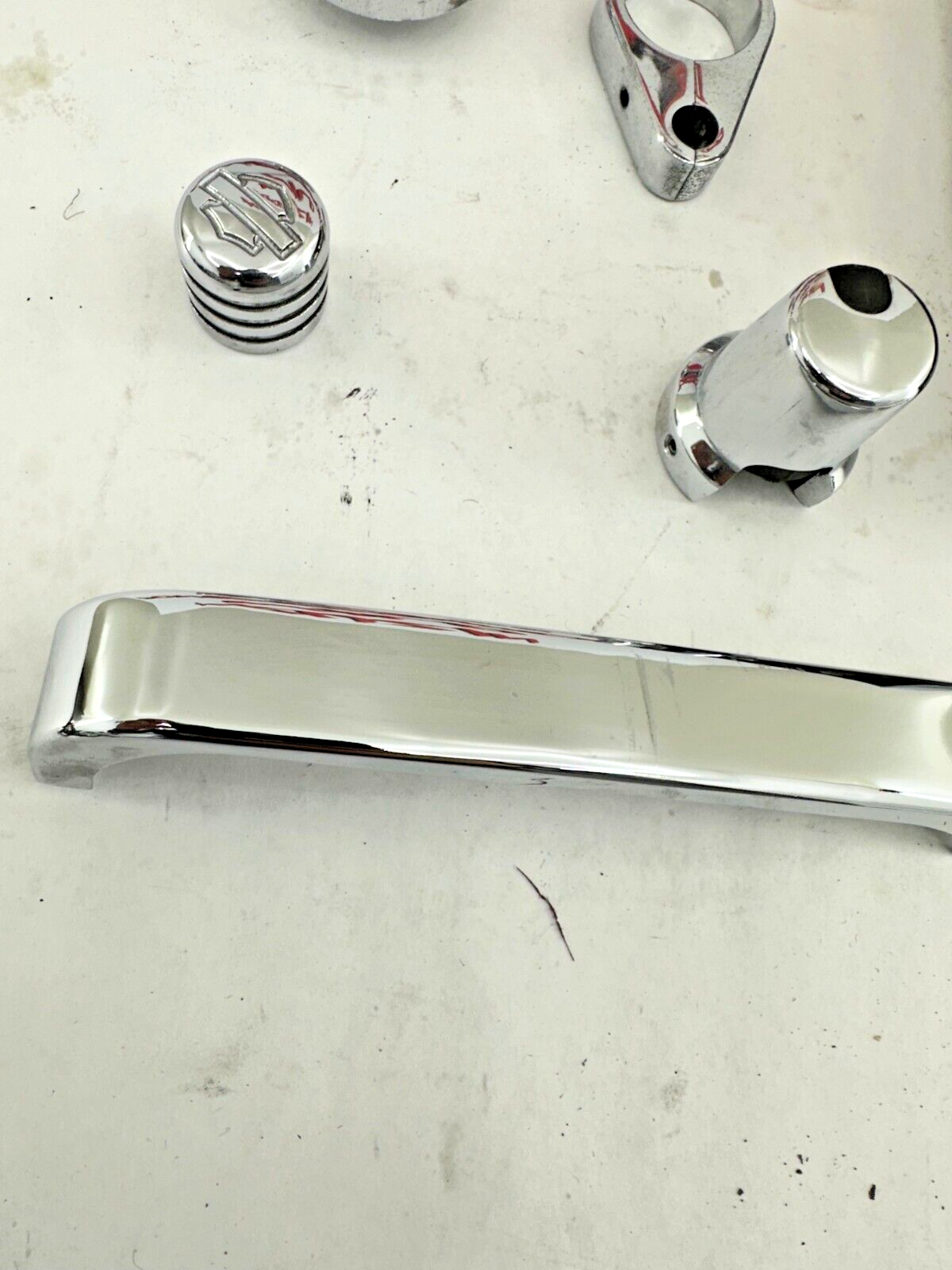 1995 HARLEY DAVIDSON DYNA Chrome Head + Oil Sending Unit Cover Misc Lot