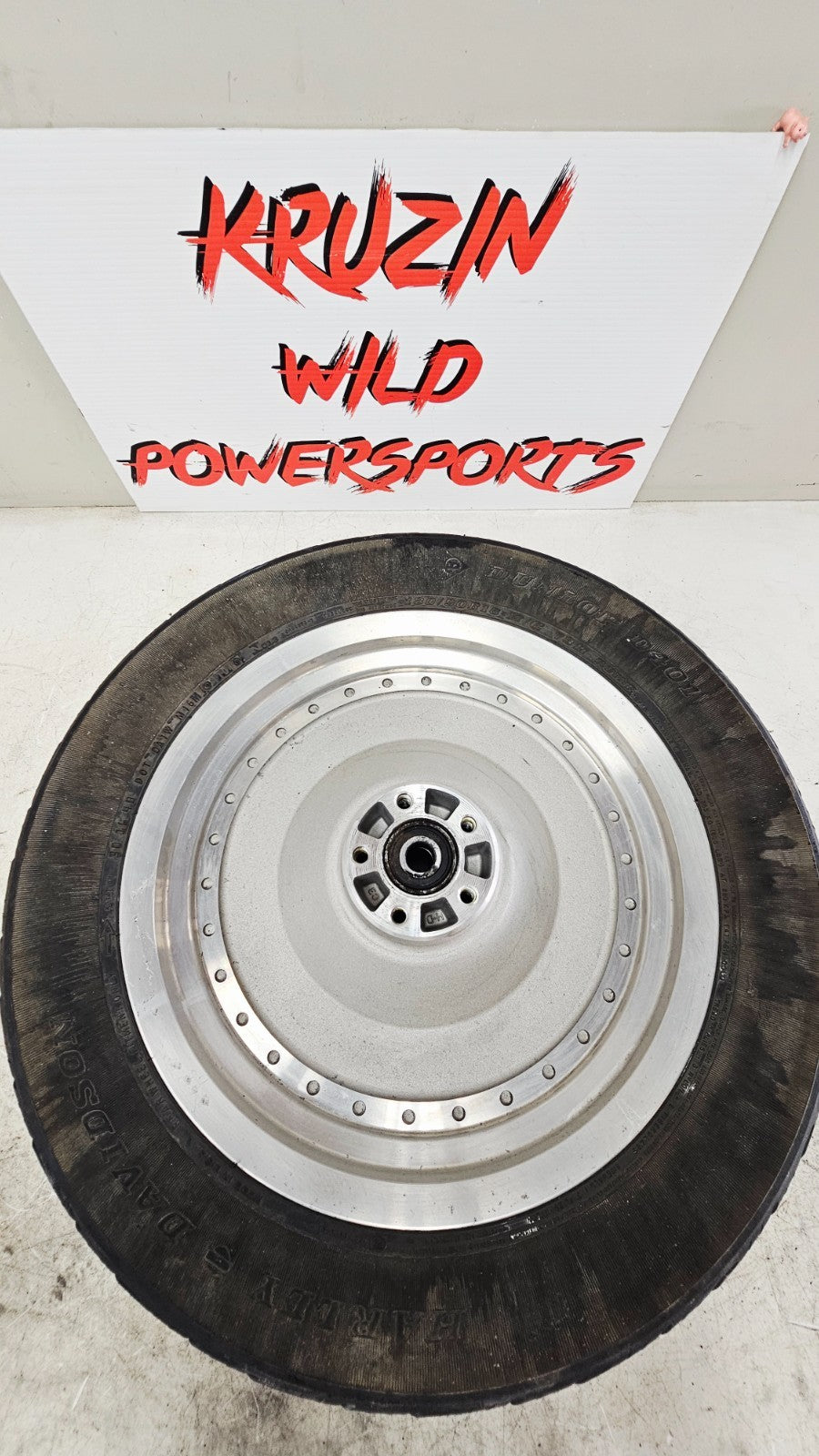 2001 Harley Davidson Sportster Solid Rear Wheel Rim 3/4 Axle 16x3