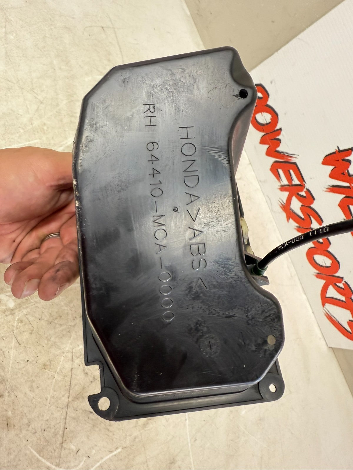 2002 Honda Goldwing GL1800 Front Storage Glove Box Right Side Air Duct