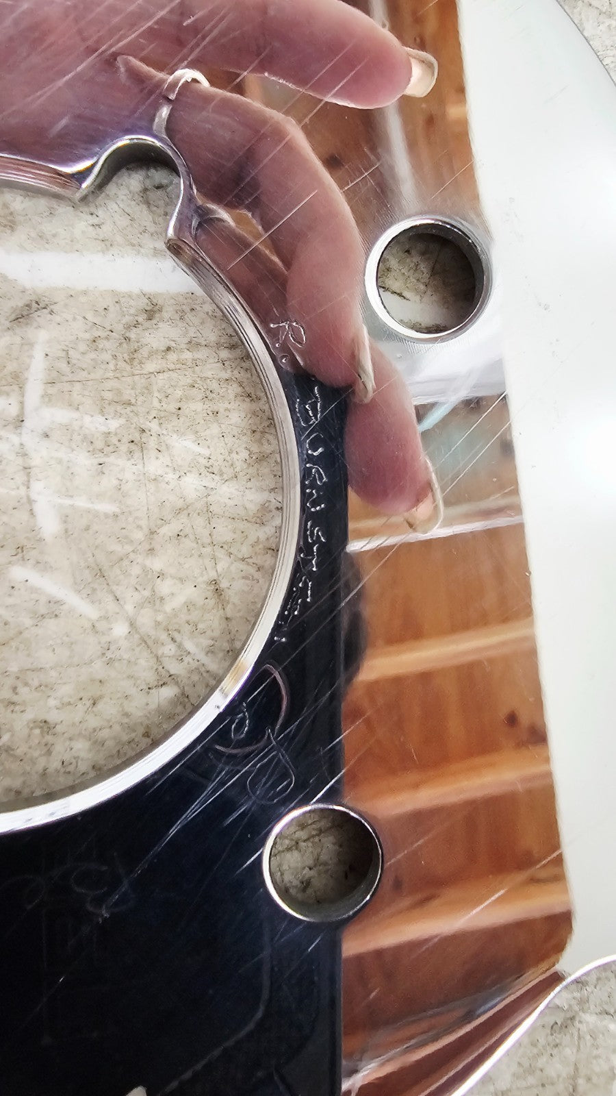 1997 HARLEY DYNA OEM Chrome Rear Brake Disc Rotor