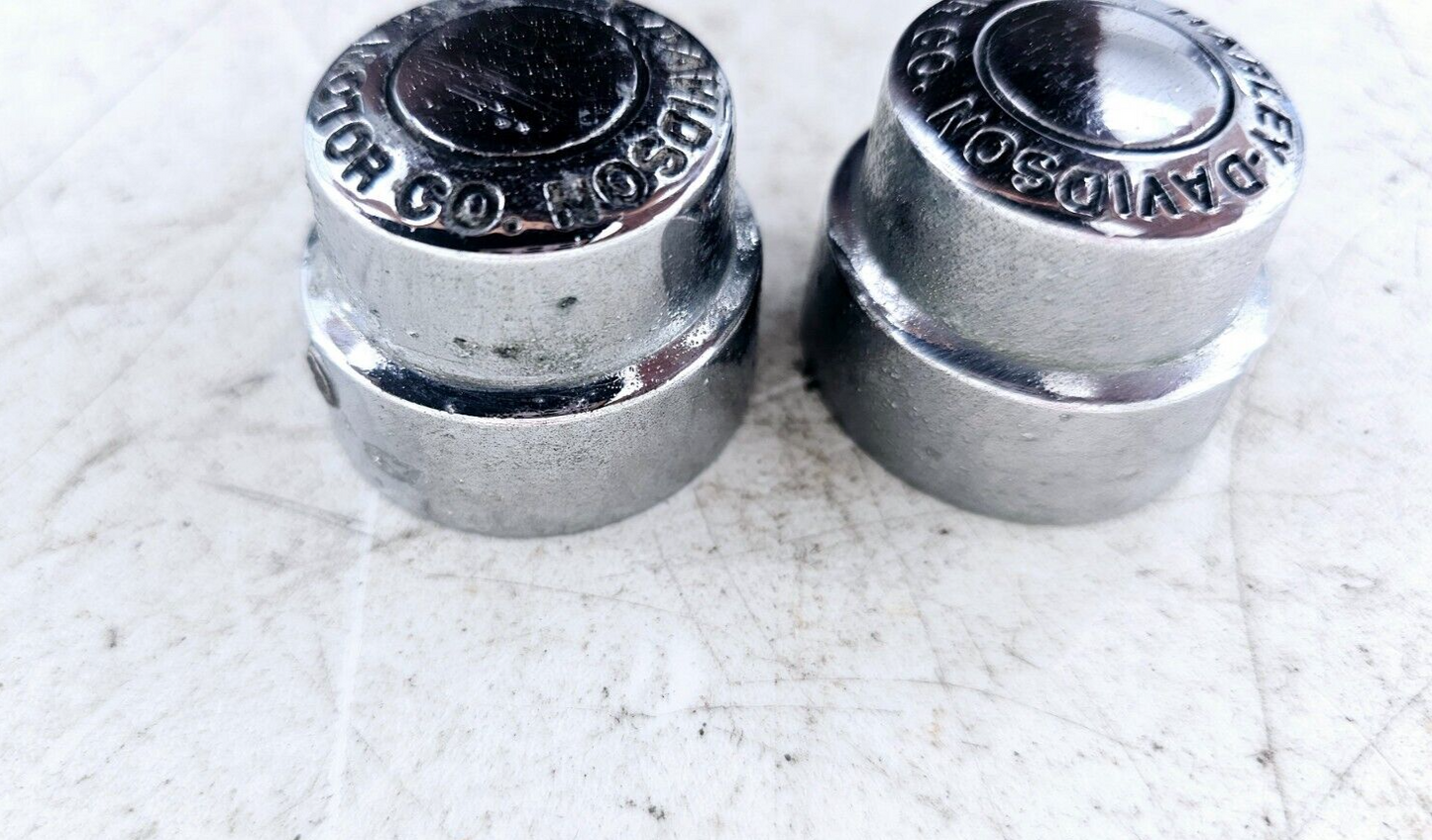 1997 HARLEY SOFTAIL Front Axle Covers Right Left OEM HD Genuine