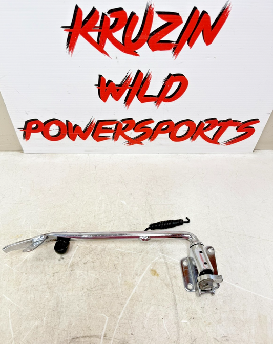 2003 HARLEY ELECTRA GLIDE OEM Left Side Jiffy Kick Stand Chrome