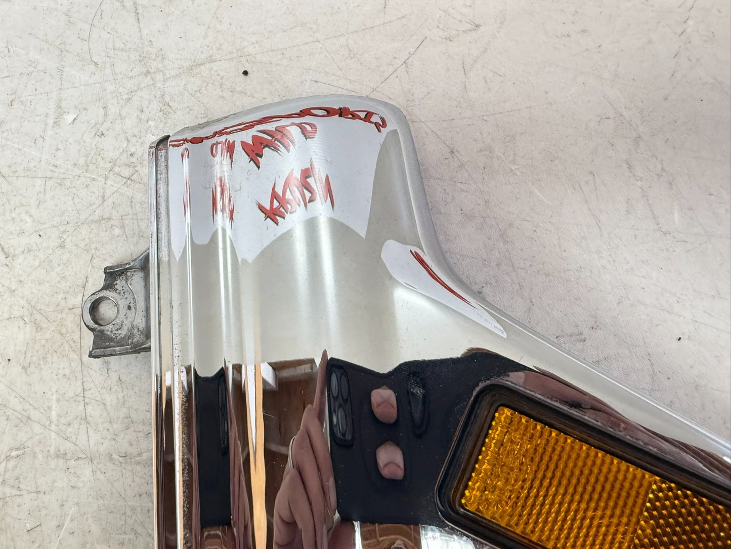 2002 Honda Goldwing GL1800 Front Fender Wheel Fork Cover Set Chrome