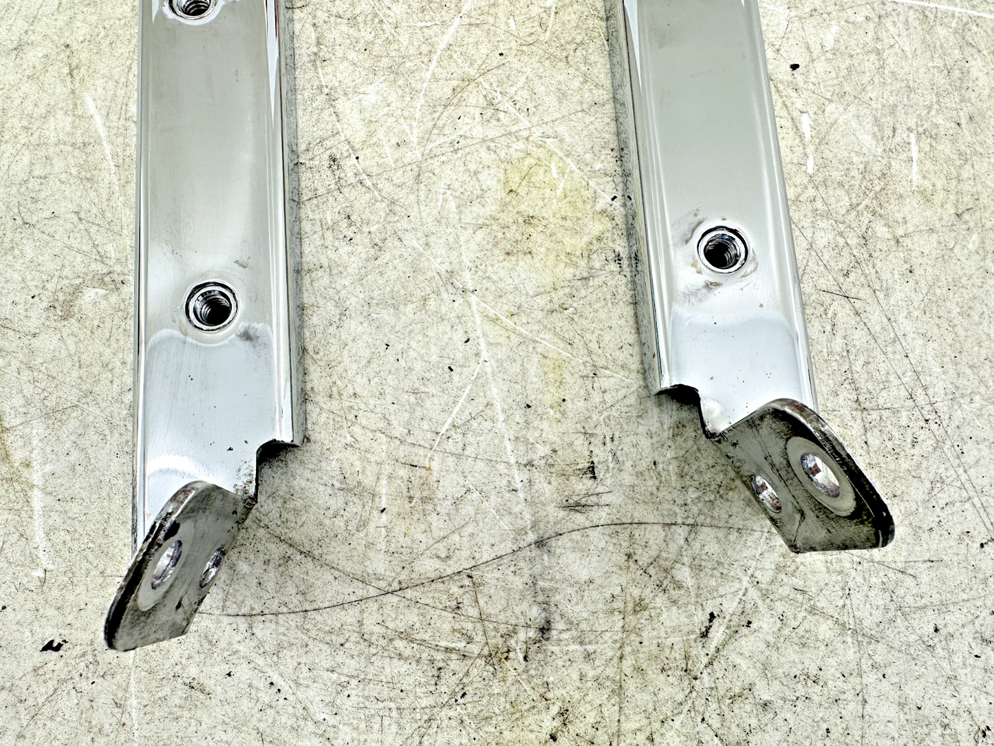 2003 HARLEY ELECTRA GLIDE classic Chrome Saddlebag Mounting Frame Bars Bracket