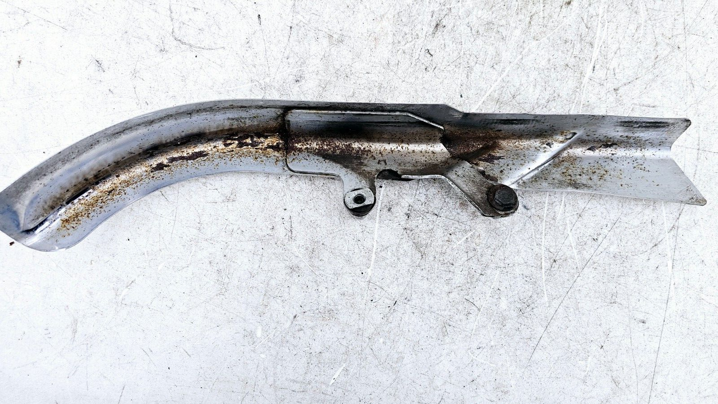 1999 HARLEY SOFTAIL Chrome Upper Belt Cover Guard + Black Lower