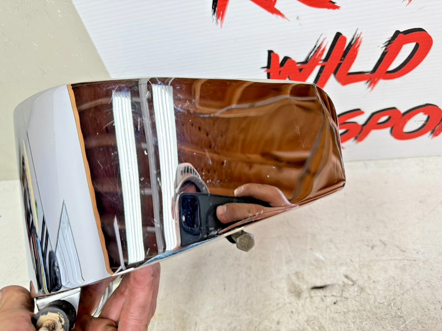 1997 HARLEY DAVIDSON SOFTAIL Chrome Oil Tank Sac Sack Bag Reservoir