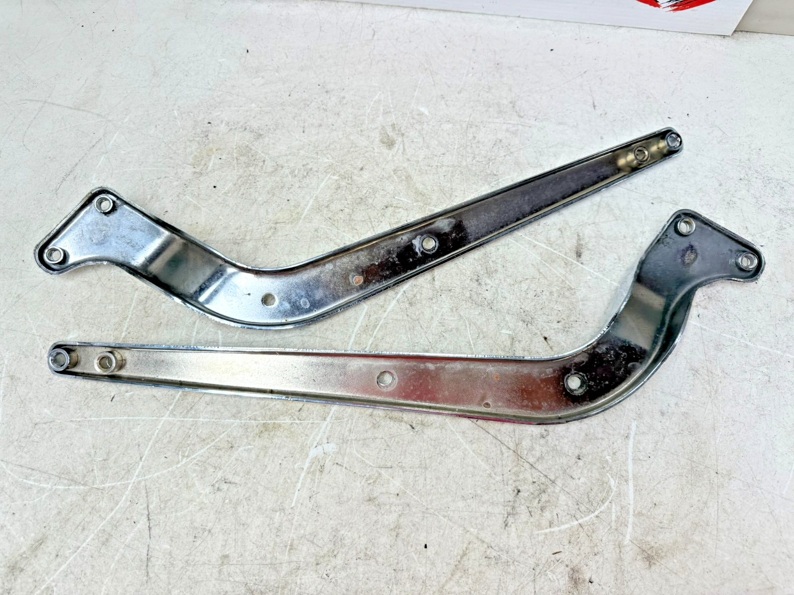 1997 HARLEY DAVIDSON SOFTAIL Chrome Rear Fender Frame Strut Arm Bars