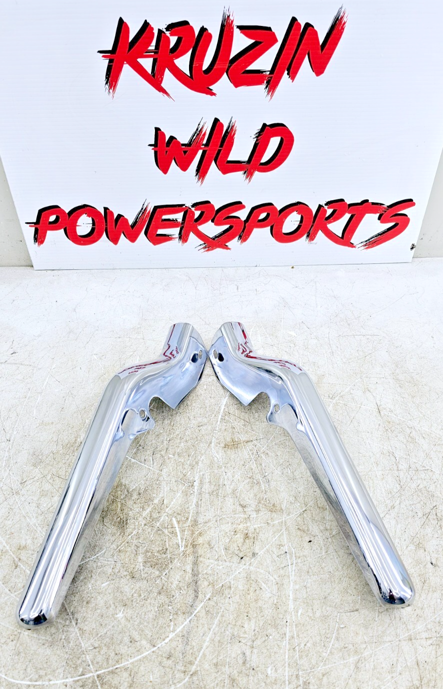 2000 HARLEY ELECTRA GLIDE Left Right Fender Chrome Strut Arm Cover